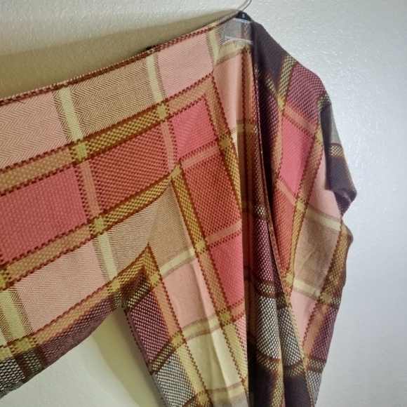 NWT Anthropologie do everything in love plaid poncho sz one size - Picture 2 of 6